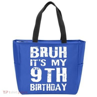 Bruh It's My 9th Birthday 9 Year Old  Tote Bag