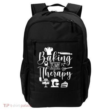 Baking Is My Therapy For Baking Lover Baker And Muffin Fans Gift Backpack