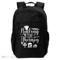 Baking Is My Therapy For Baking Lover Baker And Muffin Fans Gift Backpack thumb 0