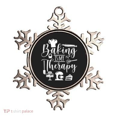Baking Is My Therapy For Baking Lover Baker And Muffin Fans Gift Ornament
