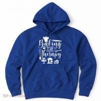 Baking Is My Therapy For Baking Lover Baker And Muffin Fans Gift Hoodie thumb 0