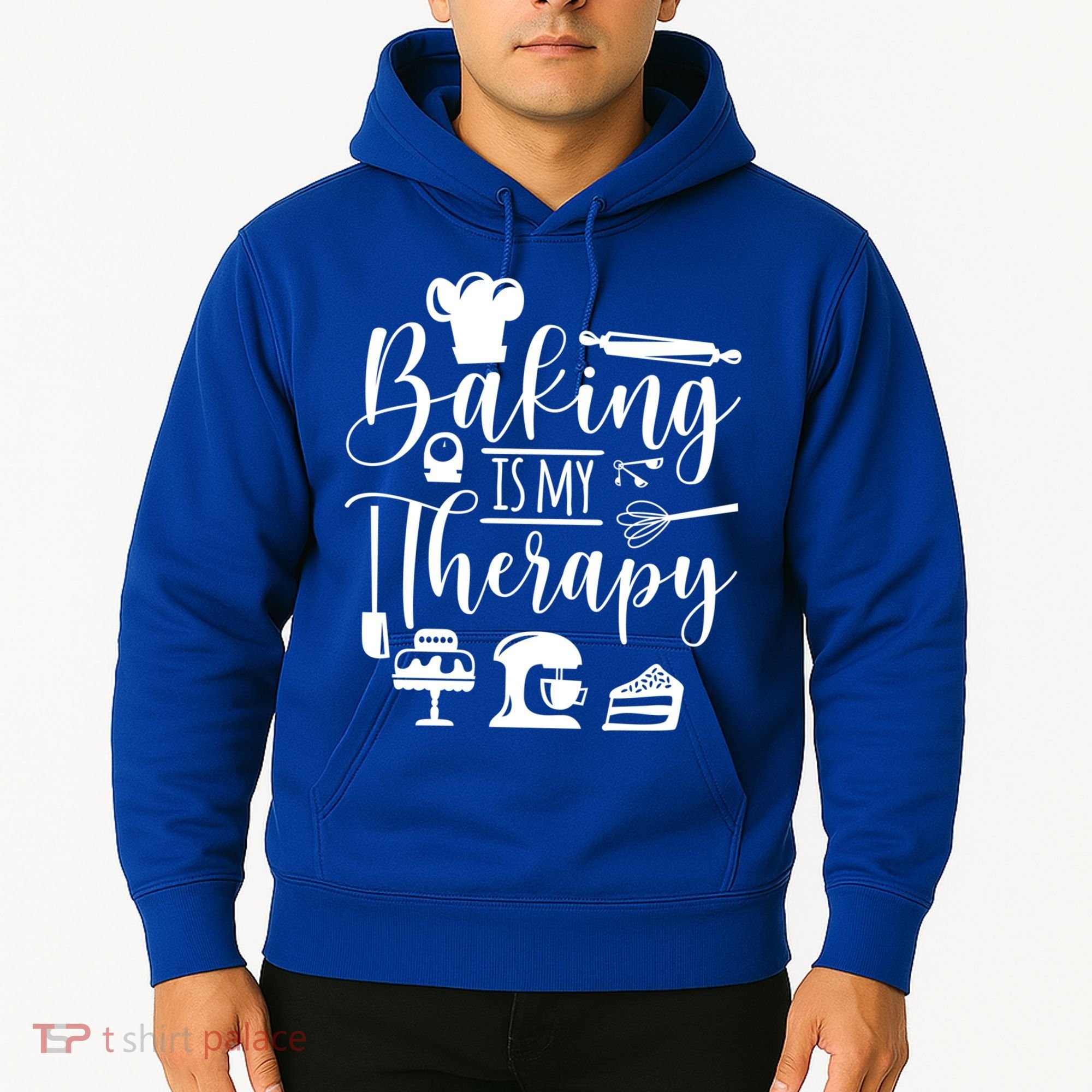 Baking Is My Therapy For Baking Lover Baker And Muffin Fans Gift Hoodie