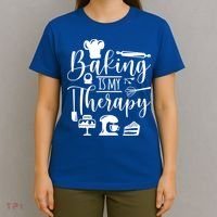 Baking Is My Therapy For Baking Lover Baker And Muffin Fans Gift T-Shirt thumb 4