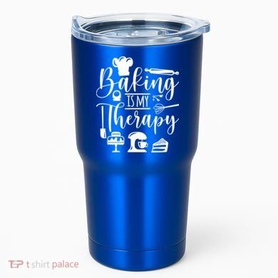 Baking Is My Therapy For Baking Lover Baker And Muffin Fans Gift Tumbler