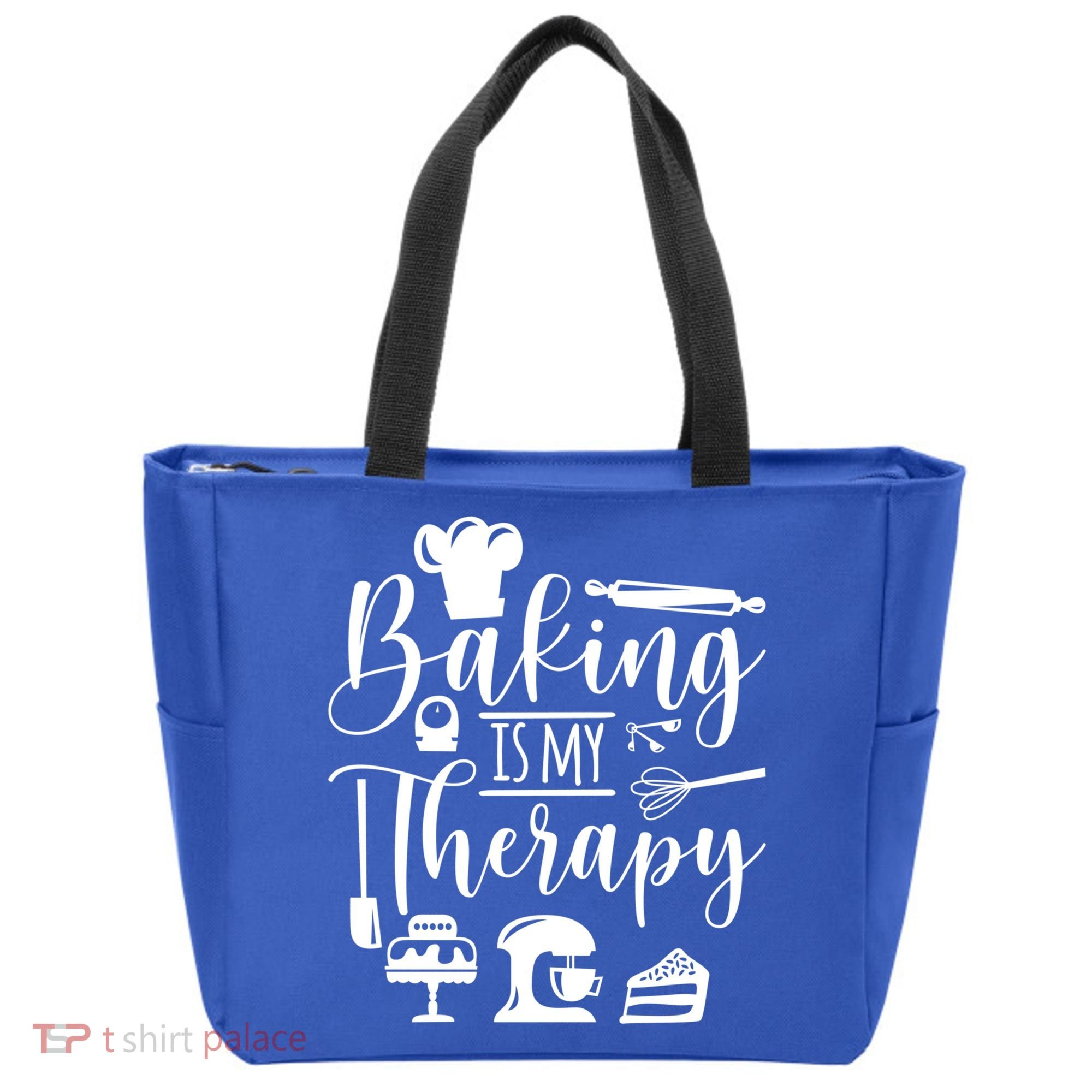 Baking Is My Therapy For Baking Lover Baker And Muffin Fans Gift Tote Bag