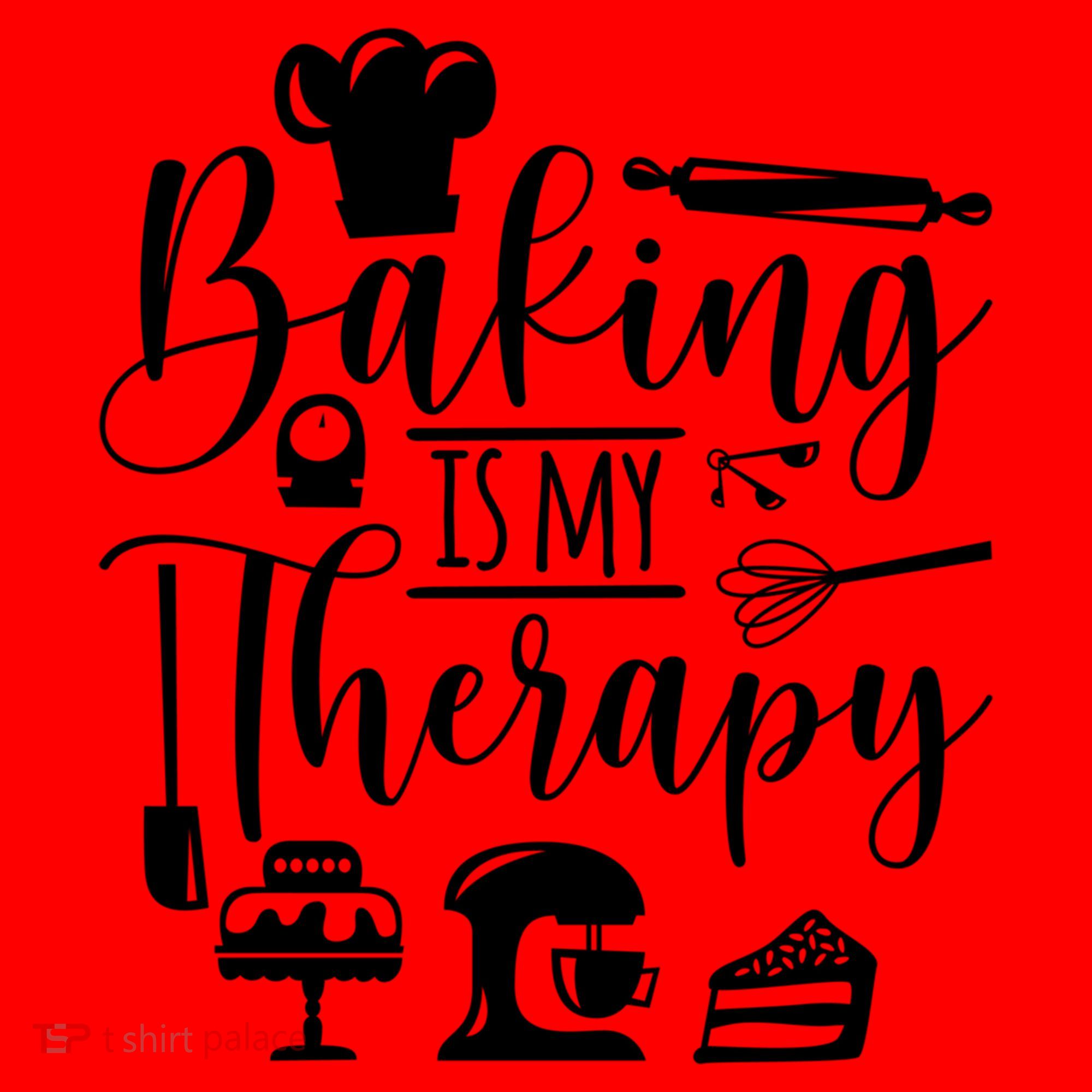 Baking Is My Therapy For Baking Lover Baker And Muffin Fans Gift Santa Hat