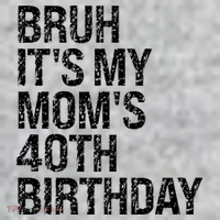 Bruh ItS My Queen MomS 40th Birthday Omg Crown Happy Funny The Baniff Cuffed Pom Beanie thumb 2
