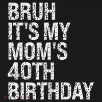 Bruh ItS My Queen MomS 40th Birthday Omg Crown Happy Funny Flexfit Unipanel Trucker Cap thumb 2