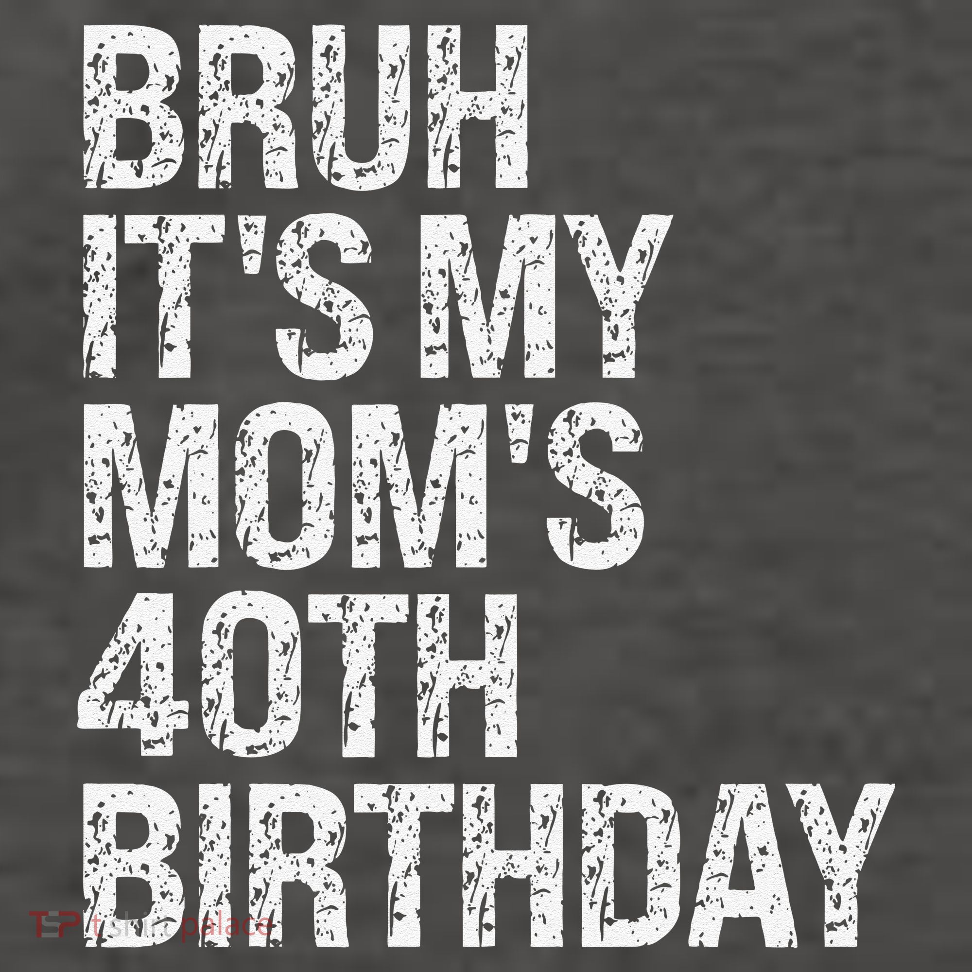Bruh ItS My Queen MomS 40th Birthday Omg Crown Happy Funny Vector Backpack