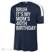 Bruh ItS My Queen MomS 40th Birthday Omg Crown Happy Funny Sport-Tek Competitor United Soccer Jersey thumb 2