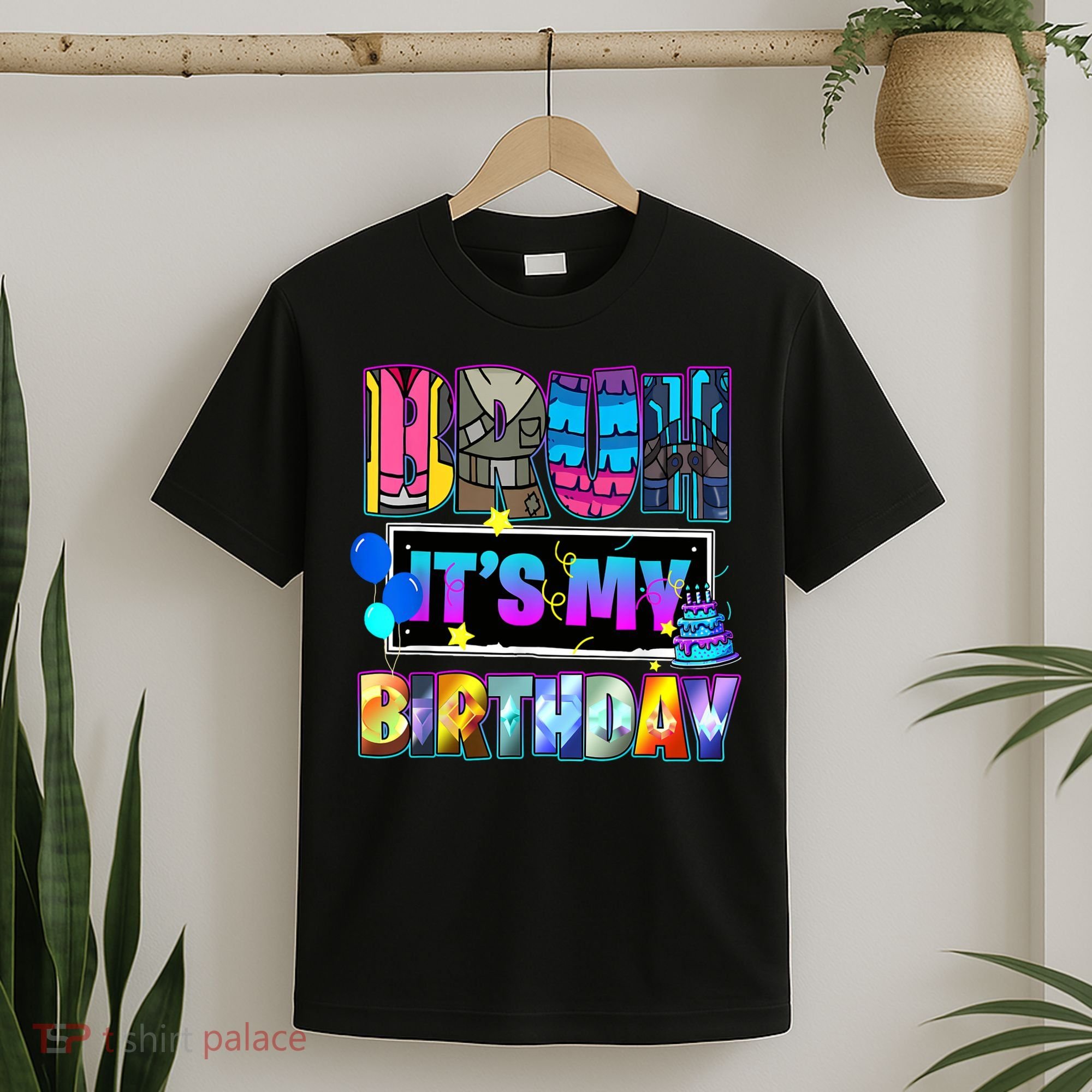 Bruh Its My Birthday Llama Pinata Boy Girl Family Party Meme  T-Shirt