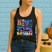 Bruh Its My Birthday Llama Pinata Boy Girl Family Party Meme  Women's Tank Top thumb 2