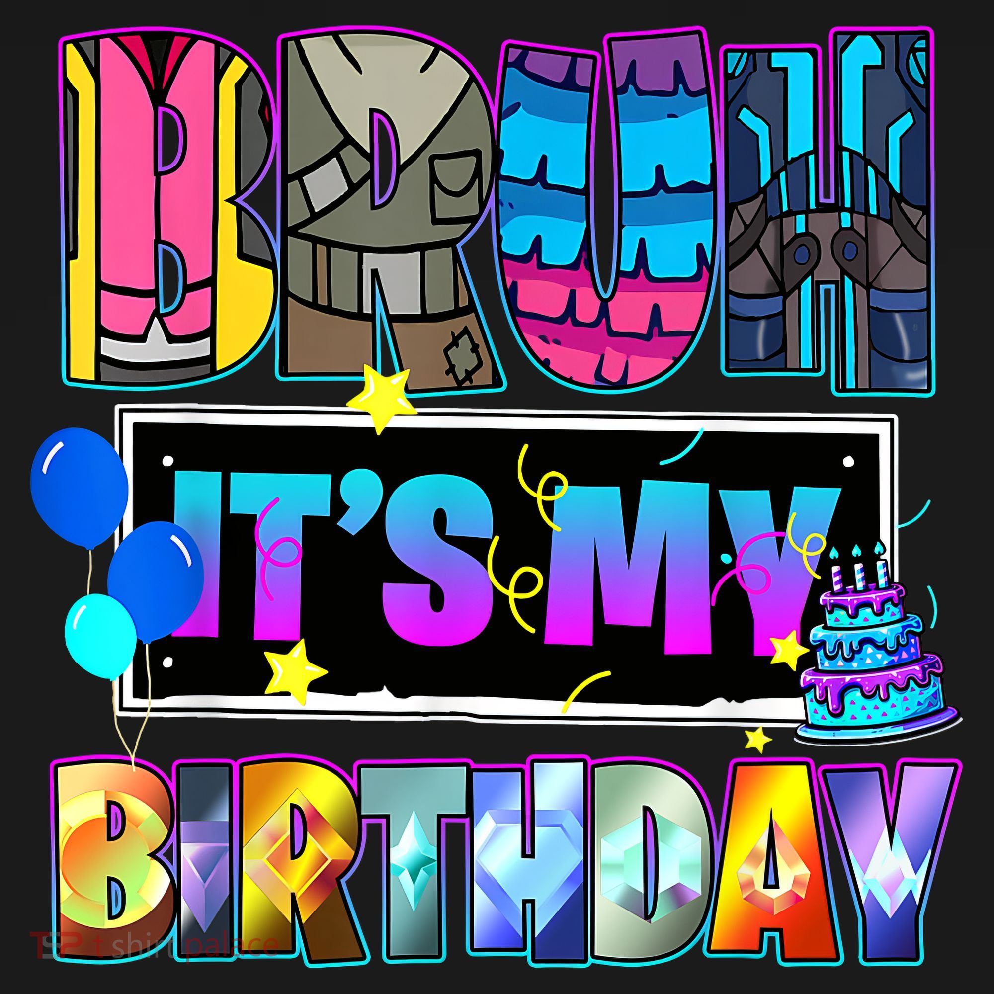 Bruh Its My Birthday Llama Pinata Boy Girl Family Party Meme  Women's Tank Top