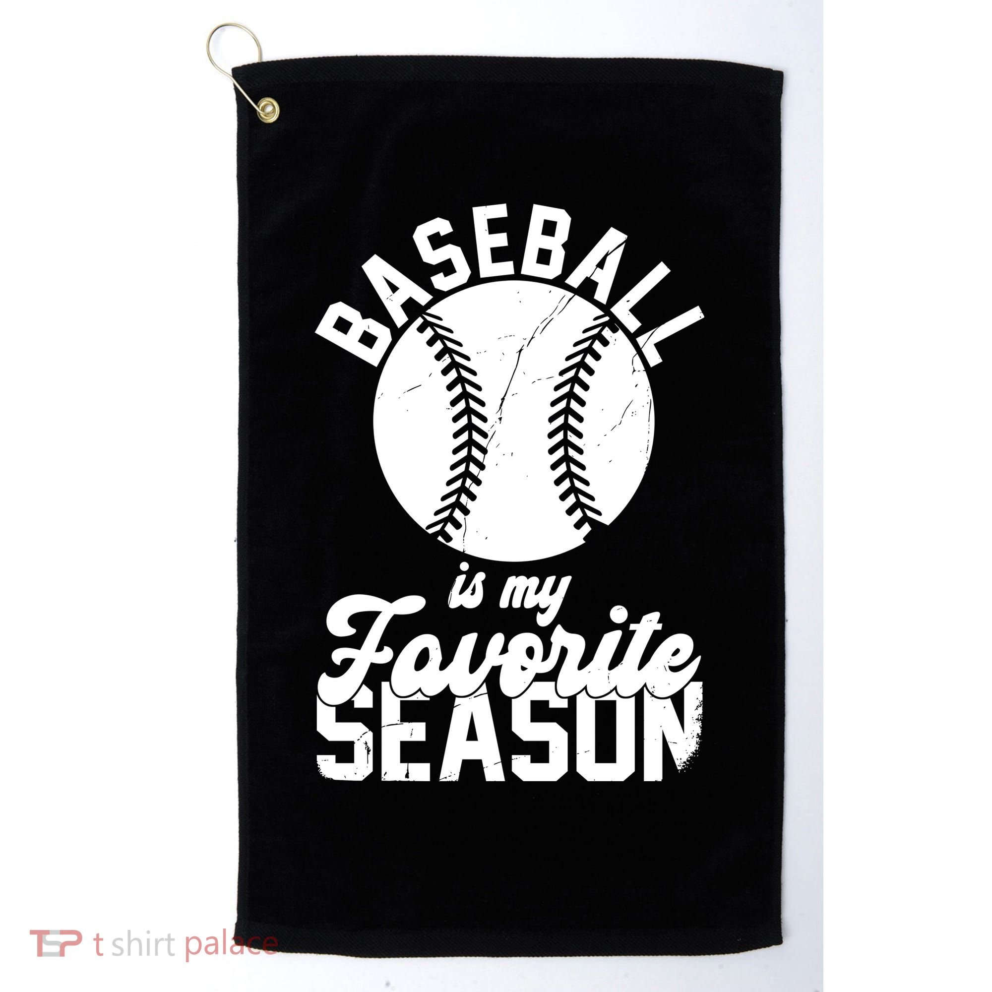 Baseball Is My Favorite Season Sport Lover Golf Towel