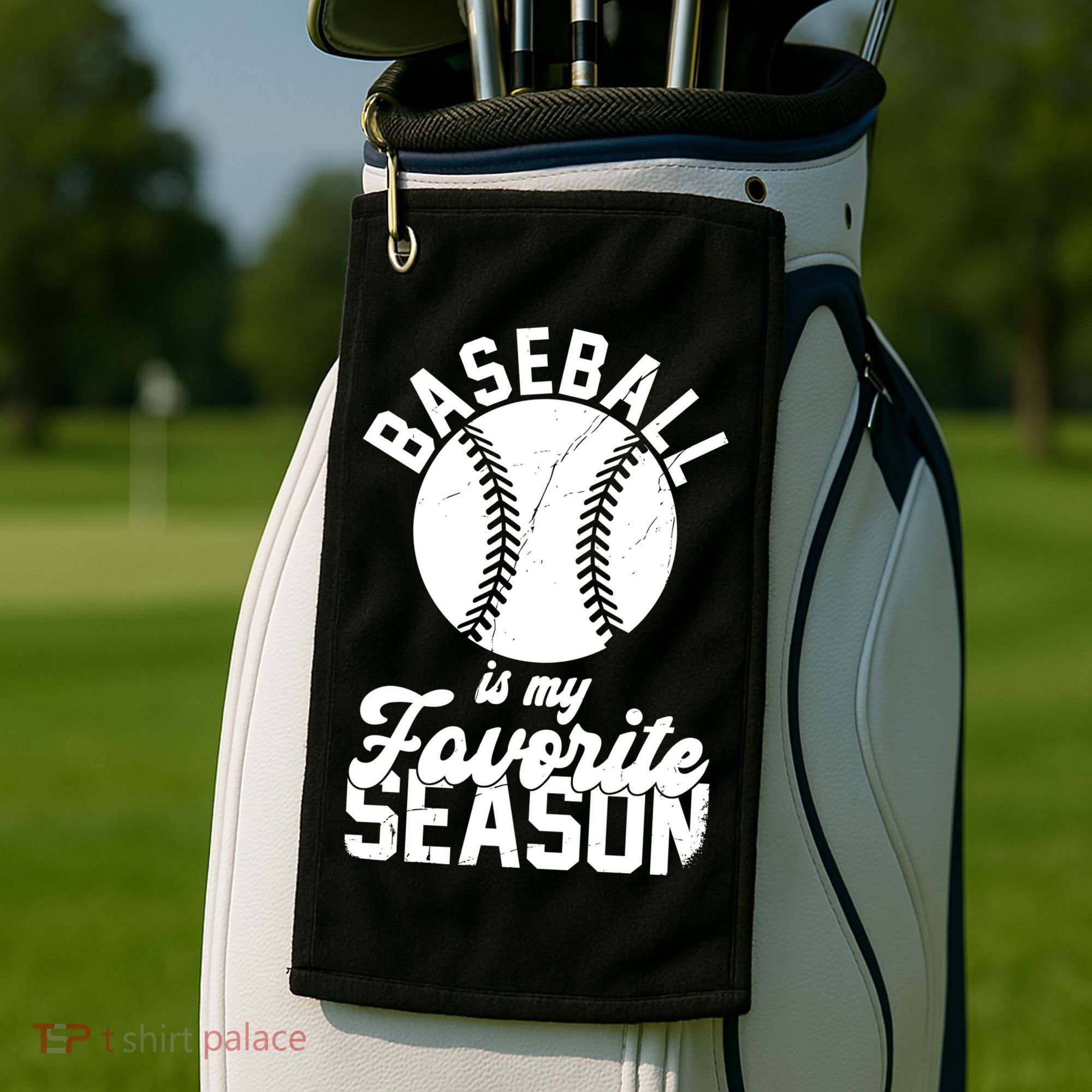 Baseball Is My Favorite Season Sport Lover Golf Towel