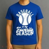 Baseball Is My Favorite Season Sport Lover T-Shirt thumb 3