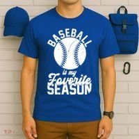 Baseball Is My Favorite Season Sport Lover T-Shirt thumb 6