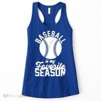 Baseball Is My Favorite Season Sport Lover Women's Tank Top thumb 0