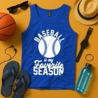 Baseball Is My Favorite Season Sport Lover Tank Top thumb 4