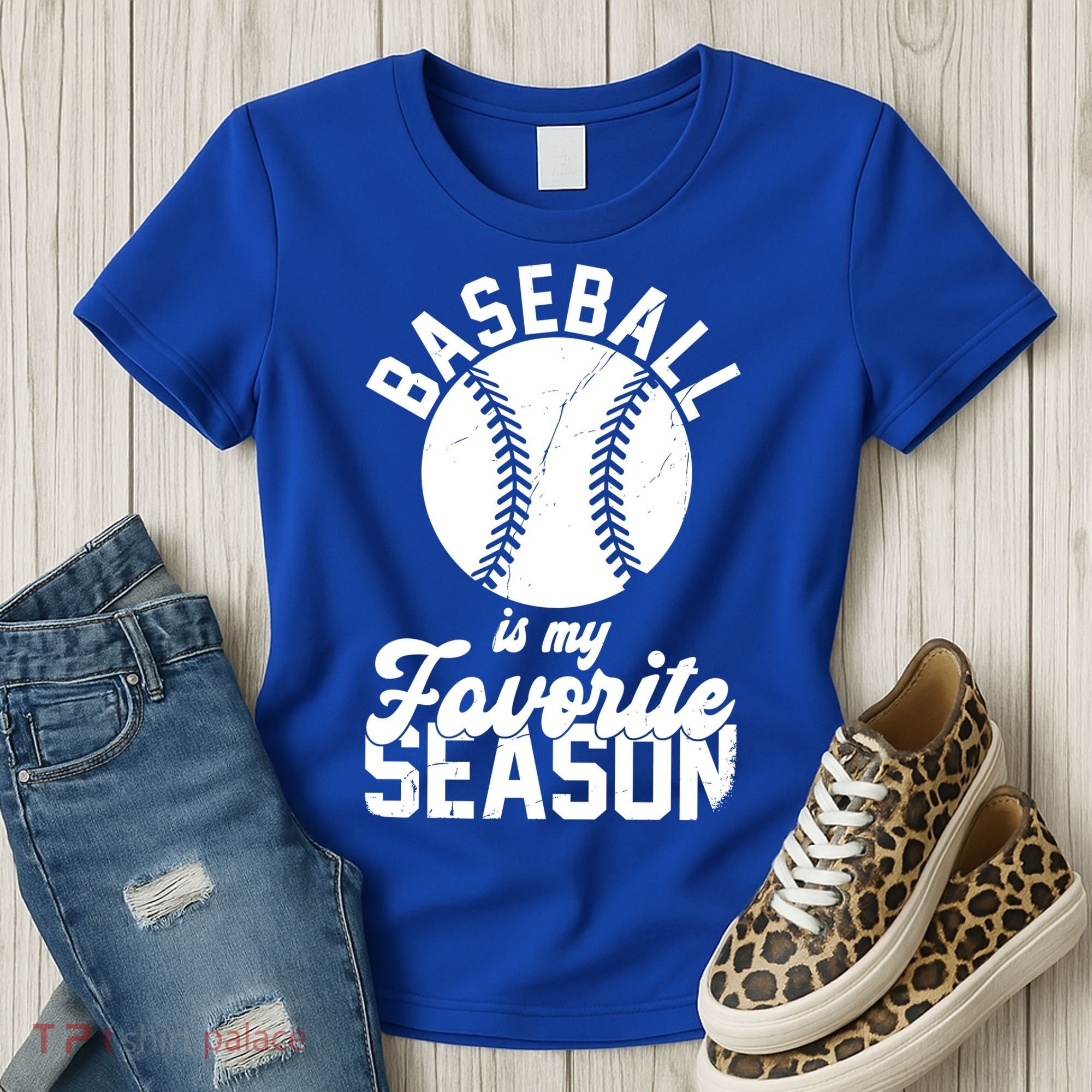 Baseball Is My Favorite Season Sport Lover Women's T-Shirt