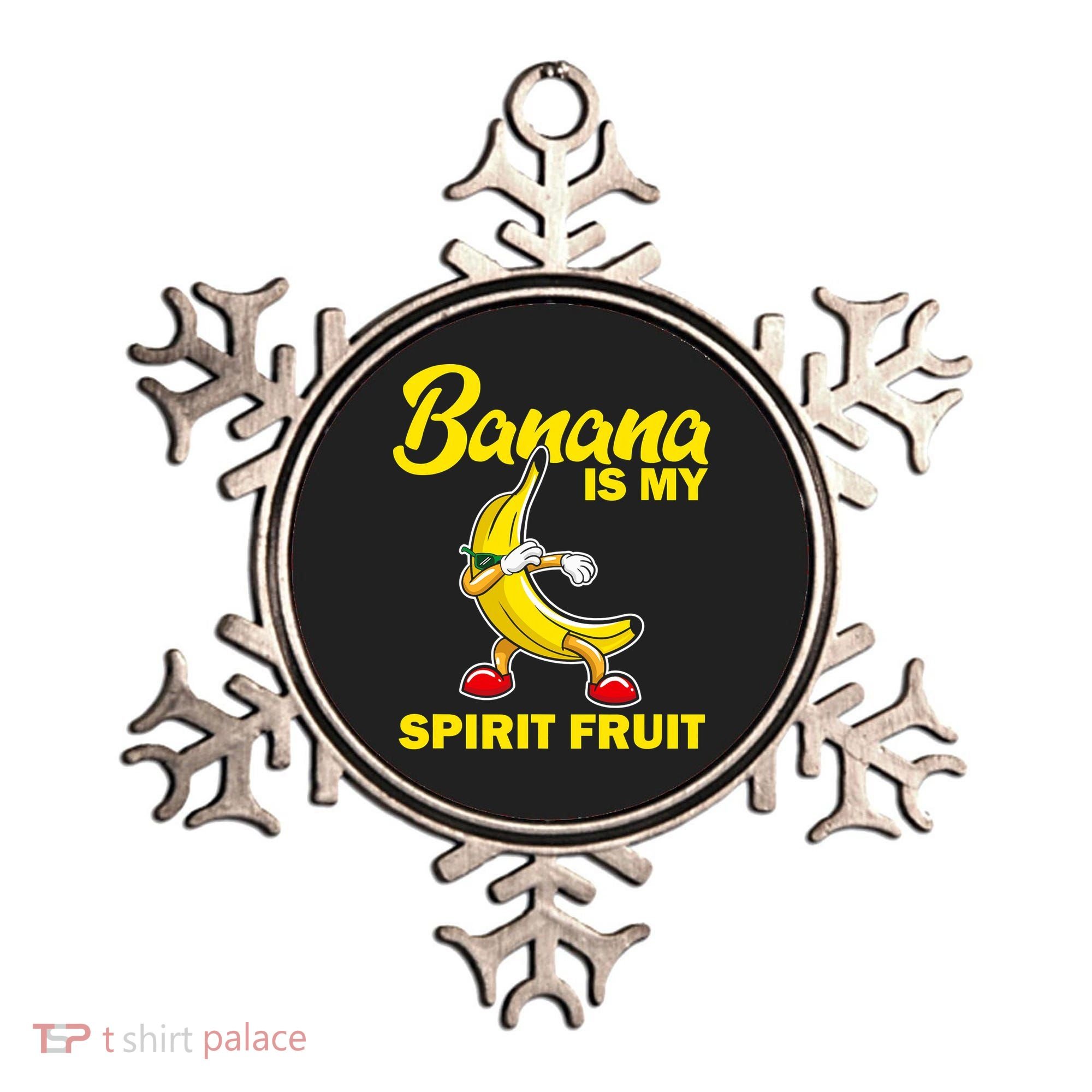 Banana Is My Spirit Fruit Funny Dancing Banana Squad Ornament