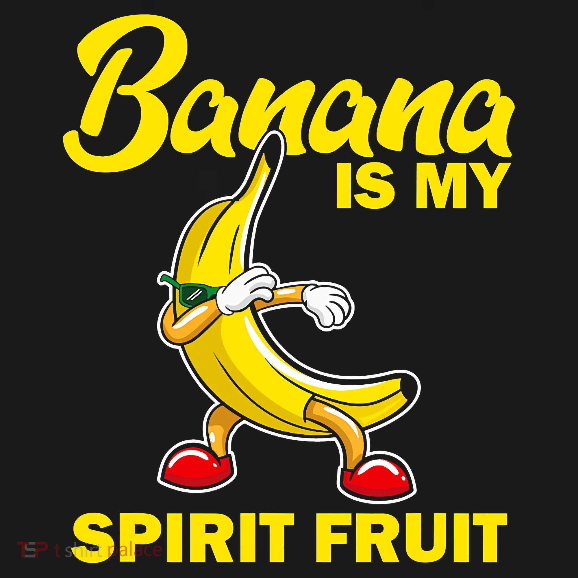 Banana Is My Spirit Fruit Funny Dancing Banana Squad Ornament