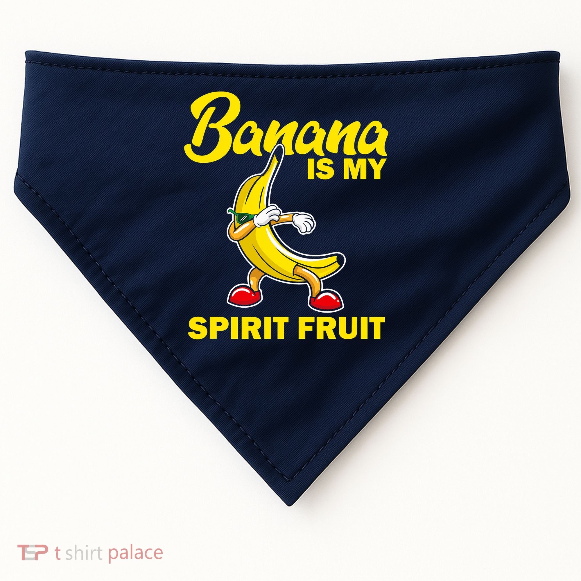 Banana Is My Spirit Fruit Funny Dancing Banana Squad USA-Made Doggie Bandana