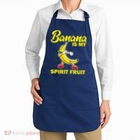 Banana Is My Spirit Fruit Funny Dancing Banana Squad Apron thumb 2