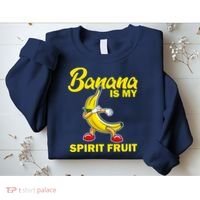 Banana Is My Spirit Fruit Funny Dancing Banana Squad Sweatshirt thumb 2