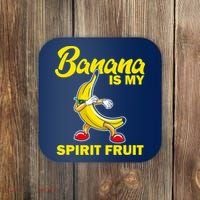Banana Is My Spirit Fruit Funny Dancing Banana Squad Coaster thumb 0