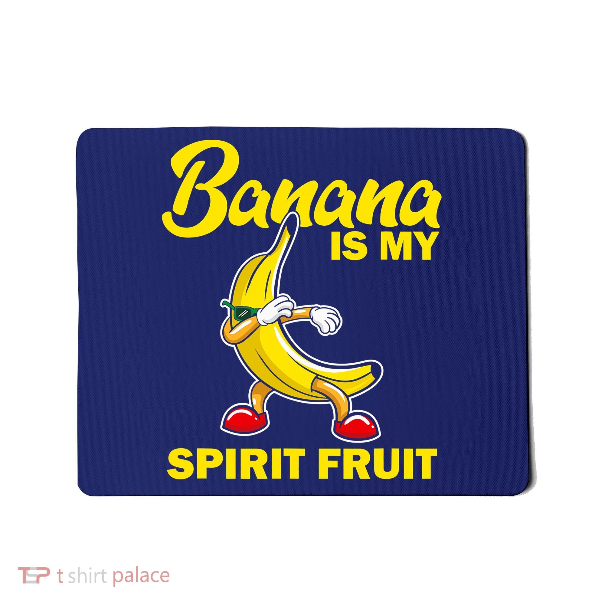 Banana Is My Spirit Fruit Funny Dancing Banana Squad Mousepad