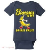 Banana Is My Spirit Fruit Funny Dancing Banana Squad Baby Bodysuit thumb 0