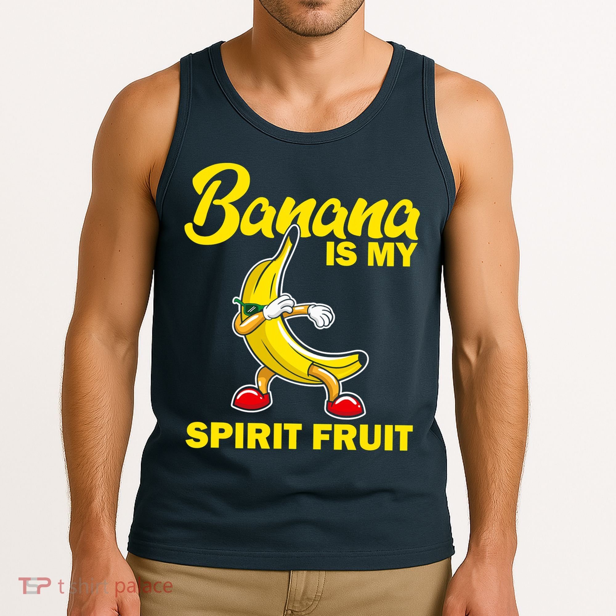 Banana Is My Spirit Fruit Funny Dancing Banana Squad Tank Top
