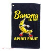 Banana Is My Spirit Fruit Funny Dancing Banana Squad Golf Towel thumb 0