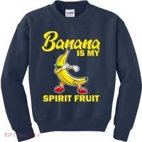 Banana Is My Spirit Fruit Funny Dancing Banana Squad Kids Sweatshirt thumb 0