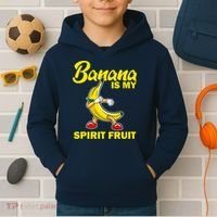 Banana Is My Spirit Fruit Funny Dancing Banana Squad Kids Hoodie thumb 2