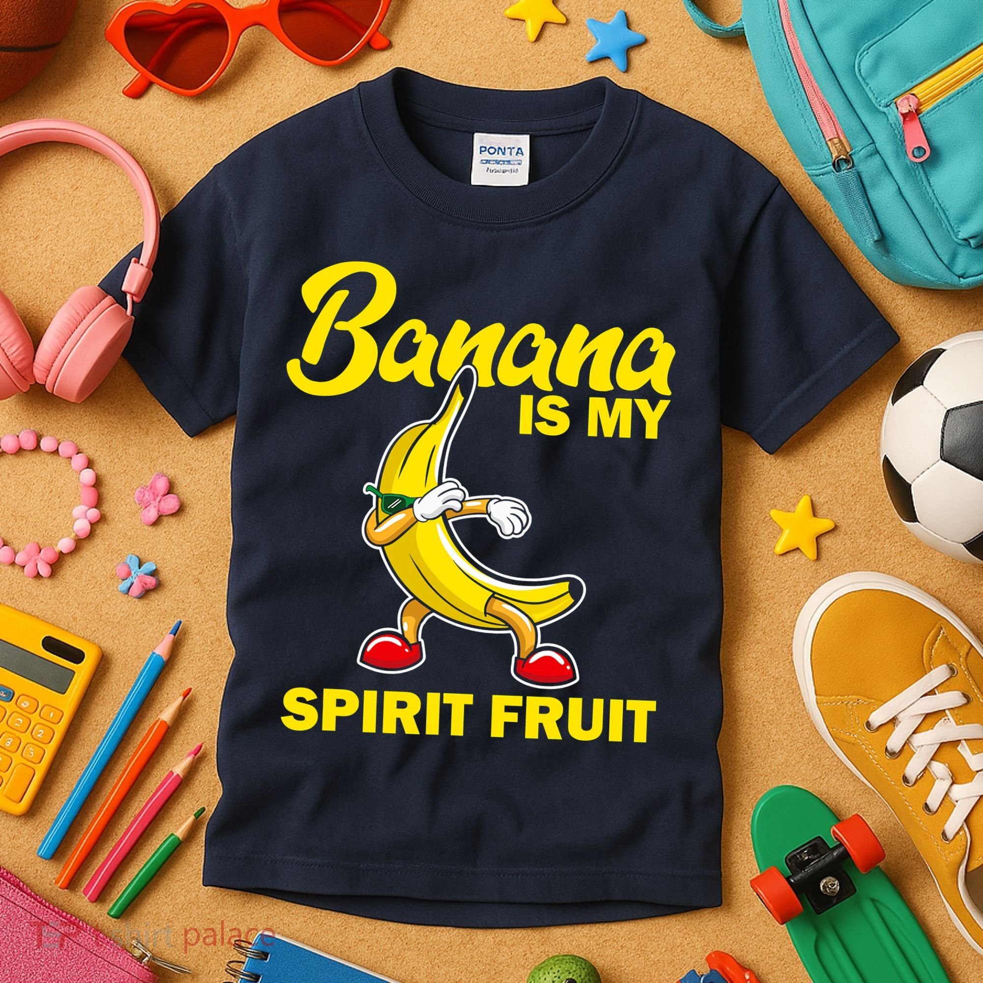 Banana Is My Spirit Fruit Funny Dancing Banana Squad Kids T-Shirt
