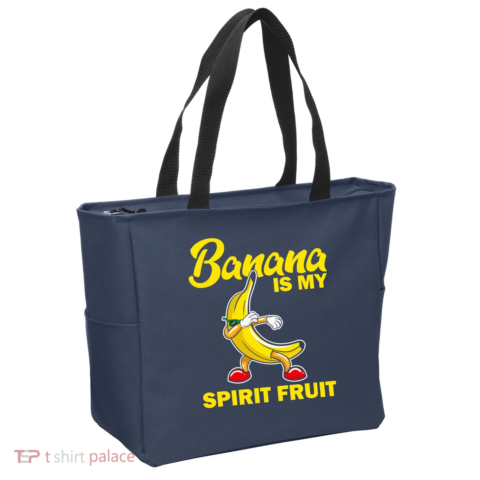 Banana Is My Spirit Fruit Funny Dancing Banana Squad Tote Bag