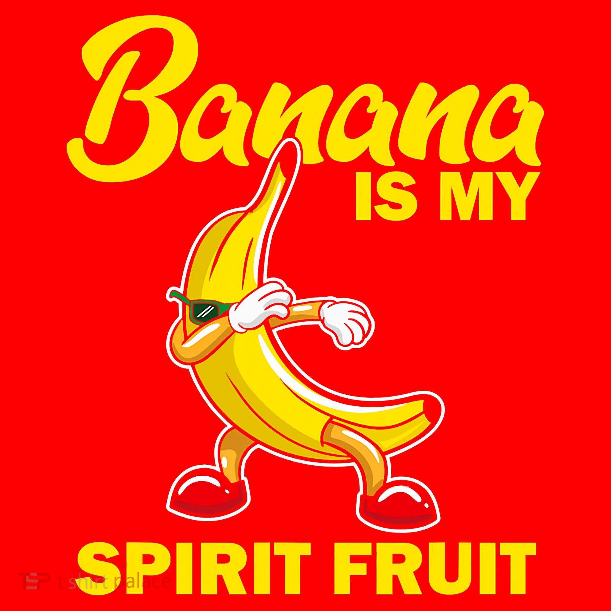 Banana Is My Spirit Fruit Funny Dancing Banana Squad Santa Hat