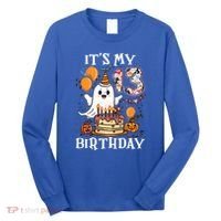 Boo ItS My 13th Birthday Halloween Ghost 13 Years Old Bday Gift Long Sleeve Shirt thumb 0