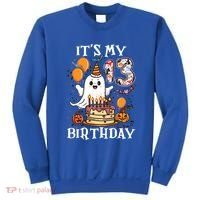 Boo ItS My 13th Birthday Halloween Ghost 13 Years Old Bday Gift Sweatshirt thumb 0