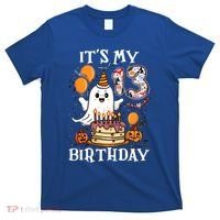 Boo ItS My 13th Birthday Halloween Ghost 13 Years Old Bday Gift T-Shirt thumb 0