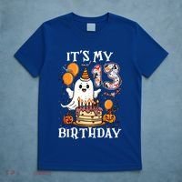 Boo ItS My 13th Birthday Halloween Ghost 13 Years Old Bday Gift T-Shirt thumb 5
