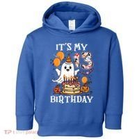 Boo ItS My 13th Birthday Halloween Ghost 13 Years Old Bday Gift Toddler Hoodie thumb 0