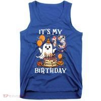 Boo ItS My 13th Birthday Halloween Ghost 13 Years Old Bday Gift Tank Top thumb 0