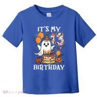 Boo ItS My 13th Birthday Halloween Ghost 13 Years Old Bday Gift Toddler T-Shirt thumb 0