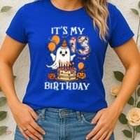 Boo ItS My 13th Birthday Halloween Ghost 13 Years Old Bday Gift Women's T-Shirt thumb 2