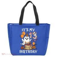 Boo ItS My 13th Birthday Halloween Ghost 13 Years Old Bday Gift Tote Bag thumb 0