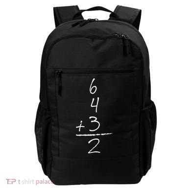 Baseball Inspired Math 6 4 3 2 Double Play Backpack