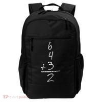 Baseball Inspired Math 6 4 3 2 Double Play Backpack thumb 0
